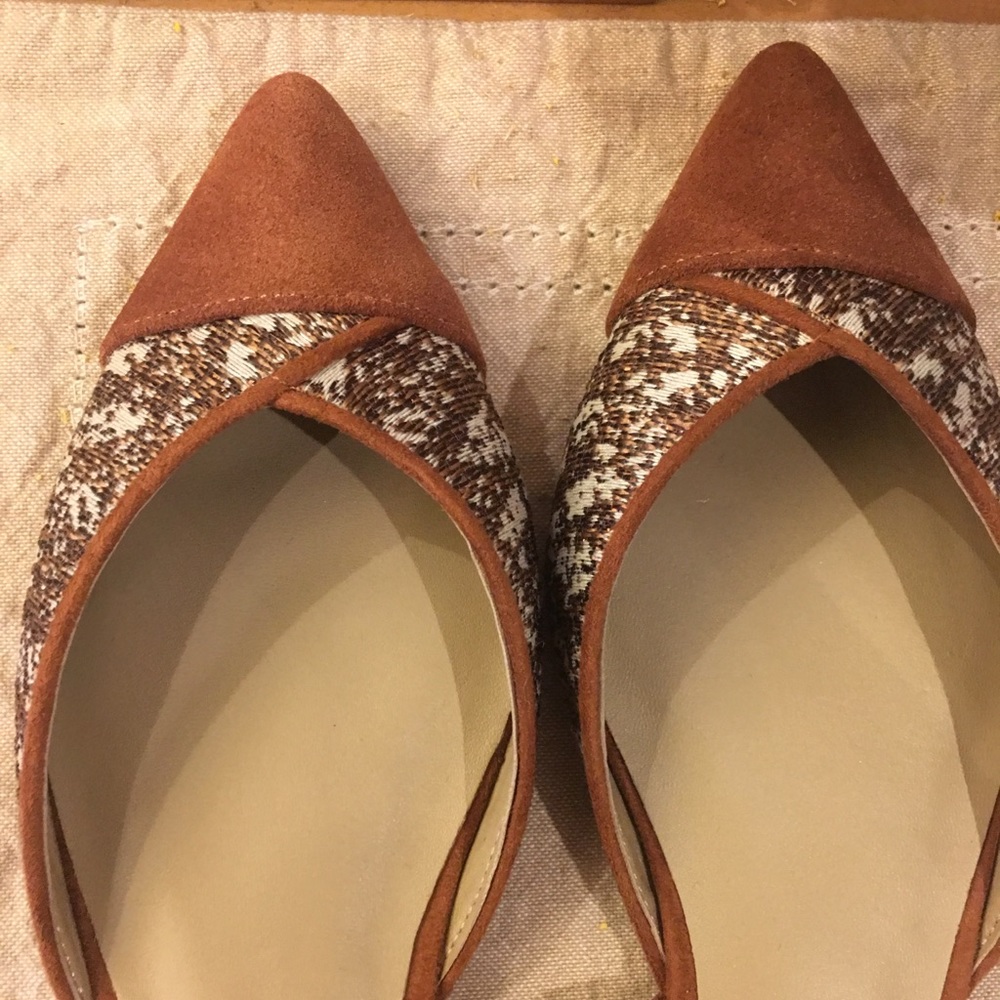 🍁Perfect fall Anthropologie tweed flats 🍂 - Picture 3 of 8